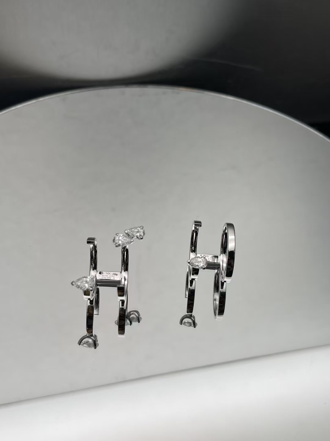 세르티 수르 비드 3페어 다이아몬드 반지