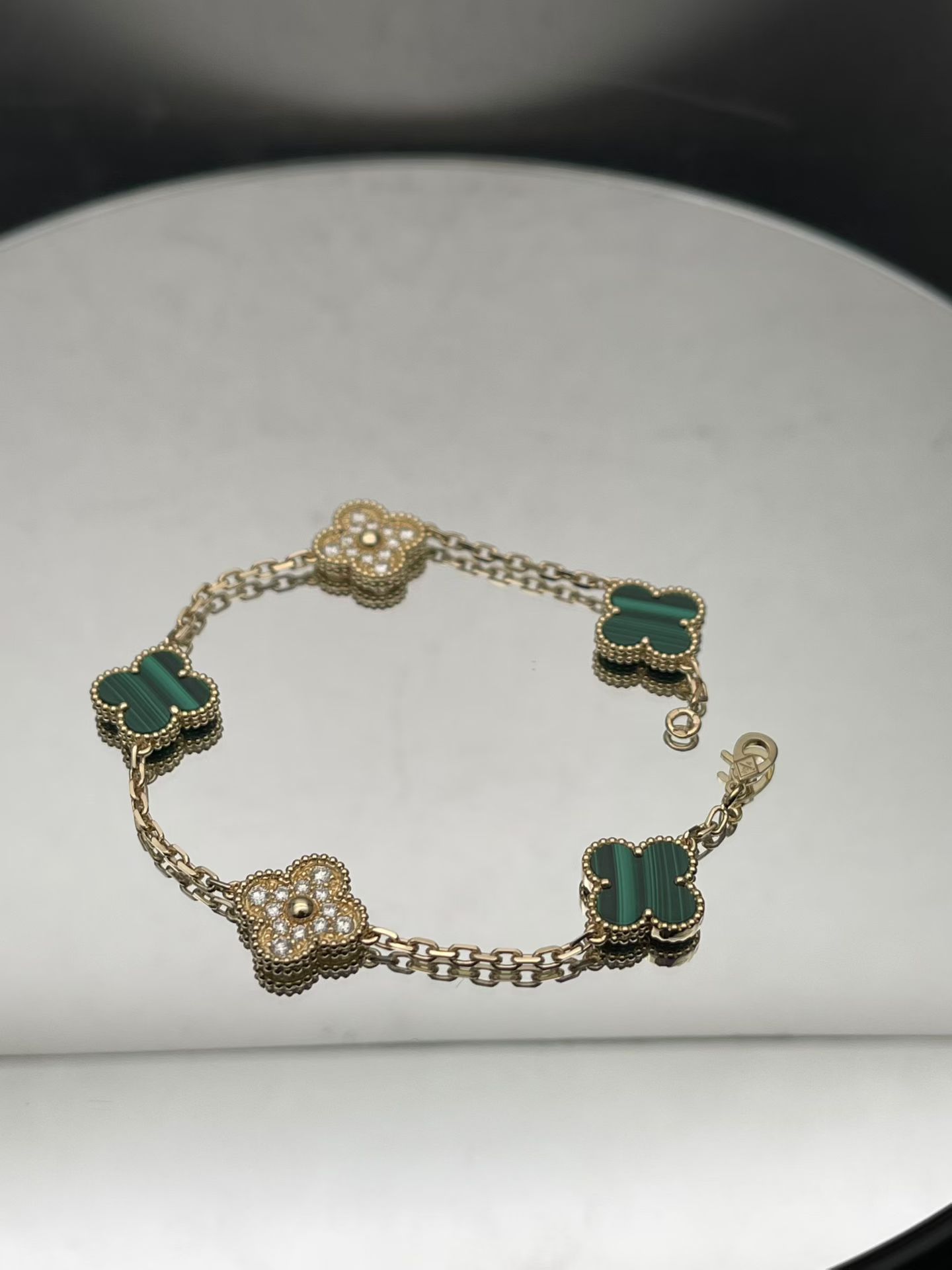 빈티지 알함브라 5모티브 팔찌