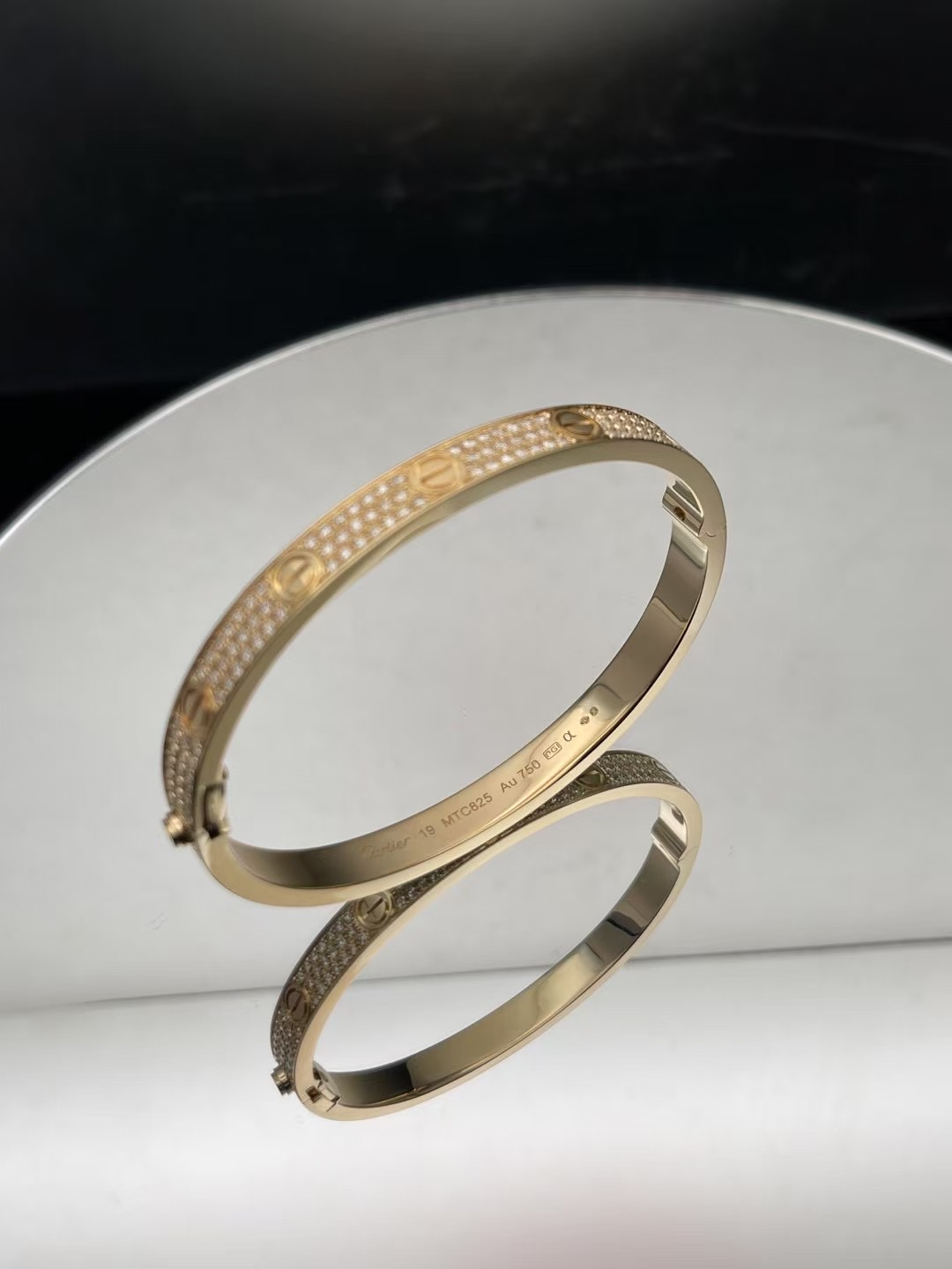 러브 브레이슬릿 다이아몬드파베