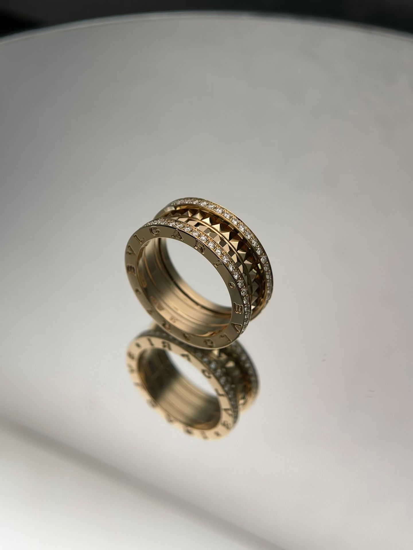 비제로원 락 펜던트 반지