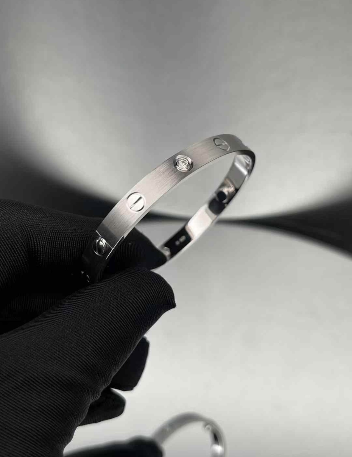 브러시드 팔찌 다이아 4포인트